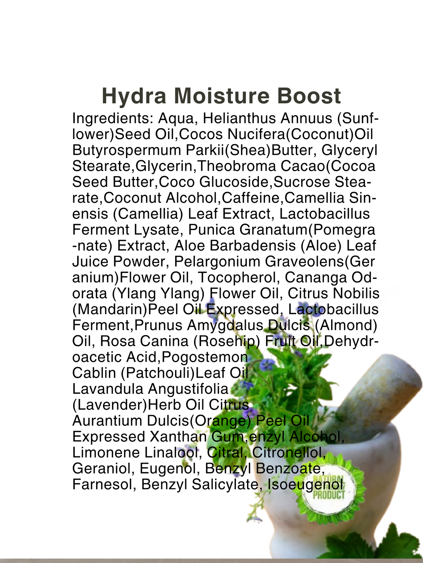 HYDRA MOISTURE BOOST