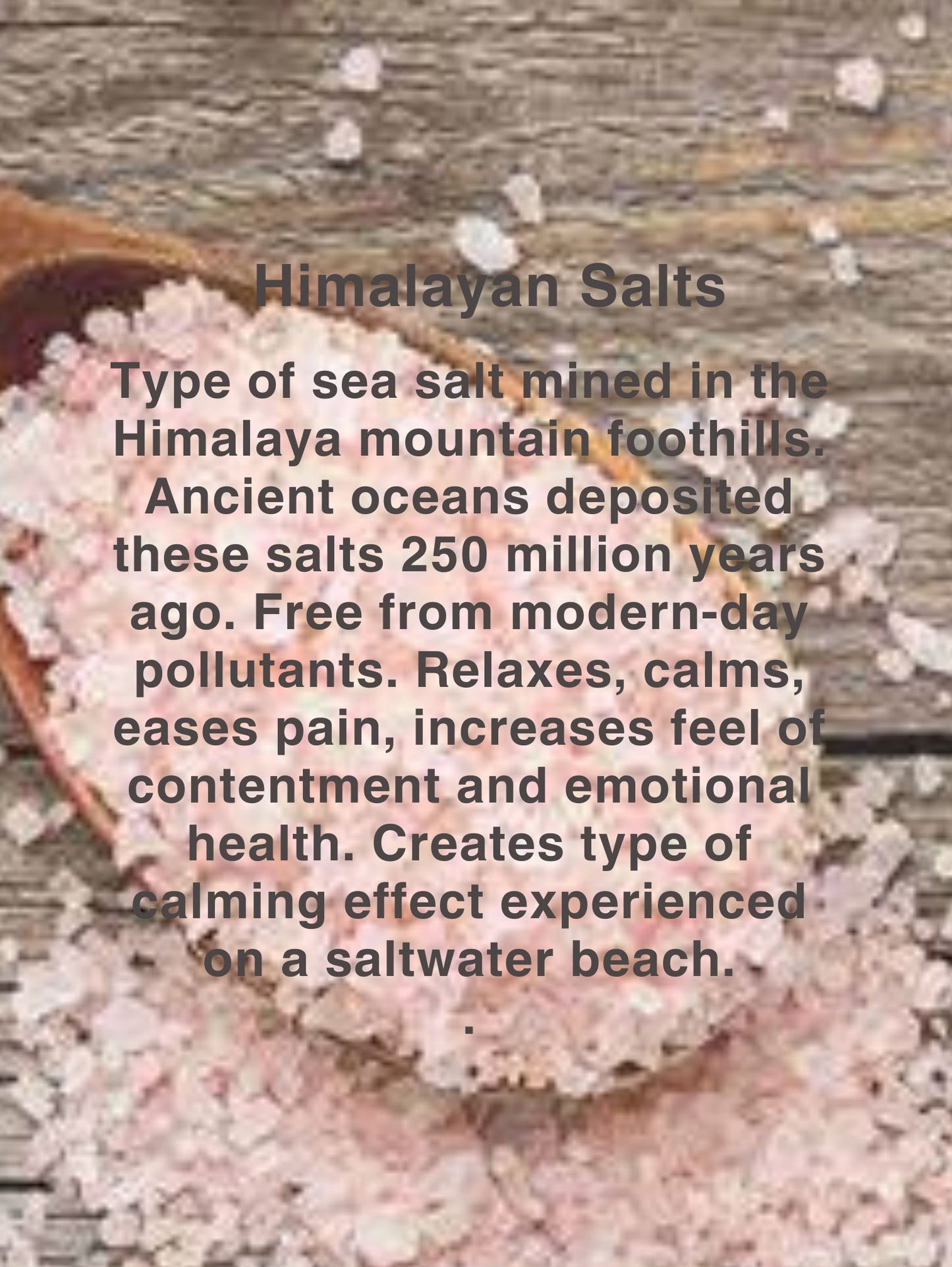BATH SALT THERAPY